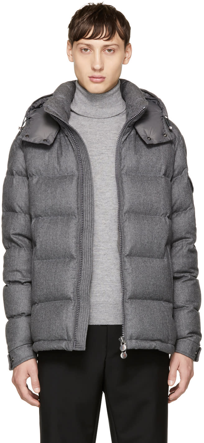 Moncler Grey Down Montgenevre Jacket