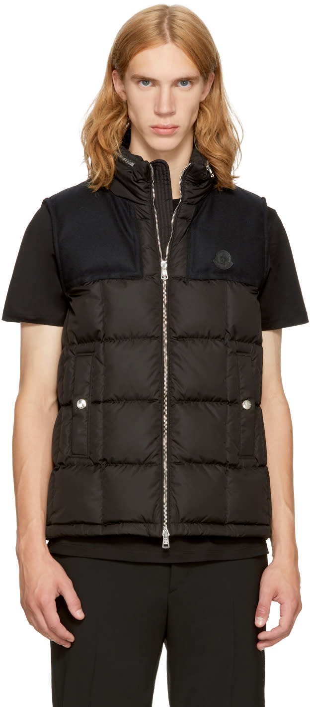 Moncler Black Down Cesar Vest