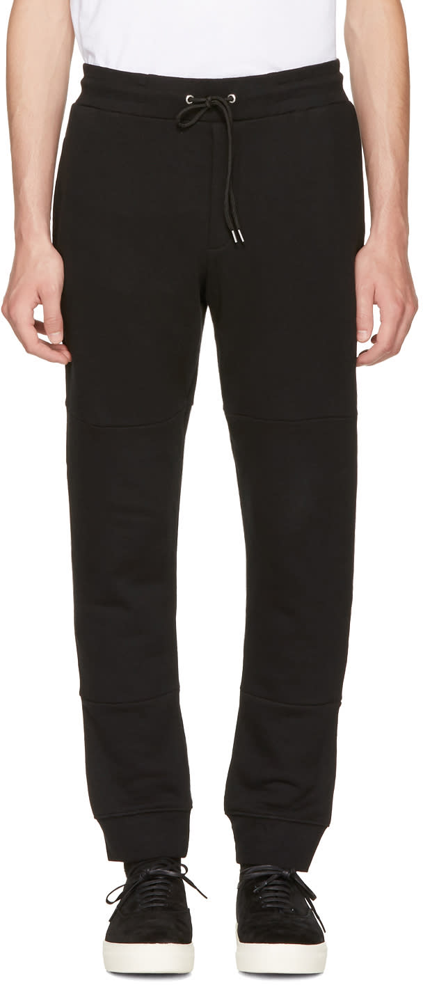 Mcq Alexander Mcqueen Black Glyph Logo Lounge Pants