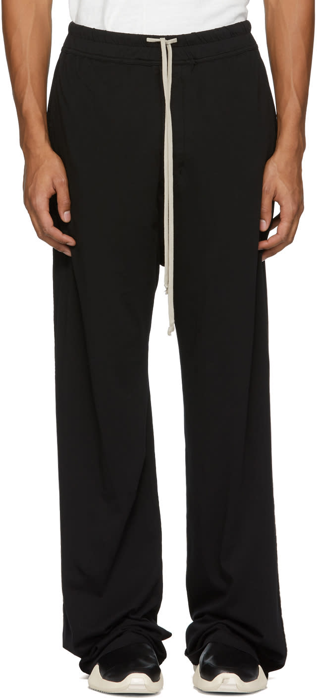 Rick Owens Drkshdw Black Mastodon Drawstring Lounge Pants