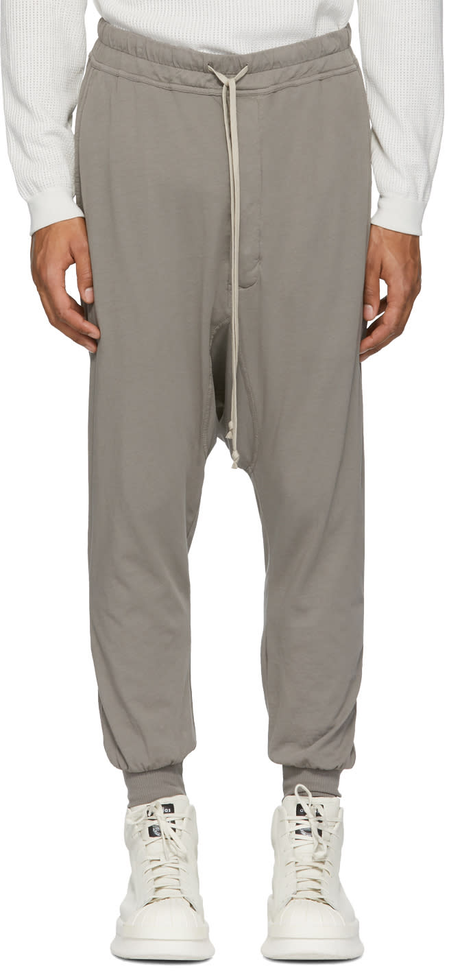 Rick Owens Drkshdw Grey Prisoner Drawstring Lounge Pants