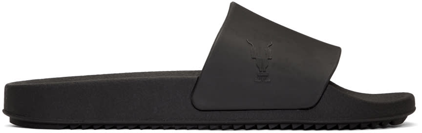 Rick Owens Drkshdw Black Shower Slides