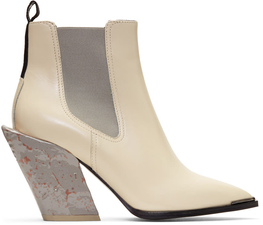 Acne Studios Off-white Jemina Chelsea Boots