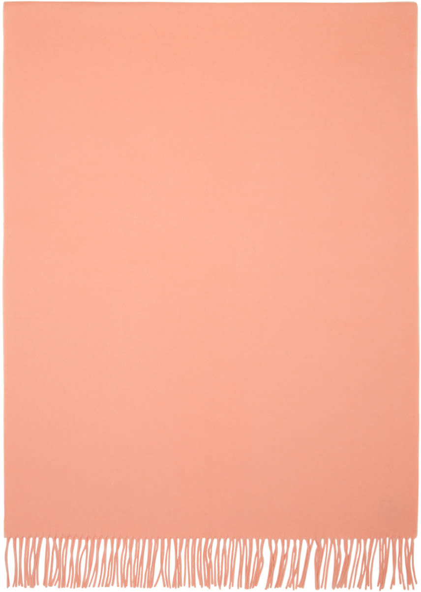 Acne Studios Pink Canada Scarf