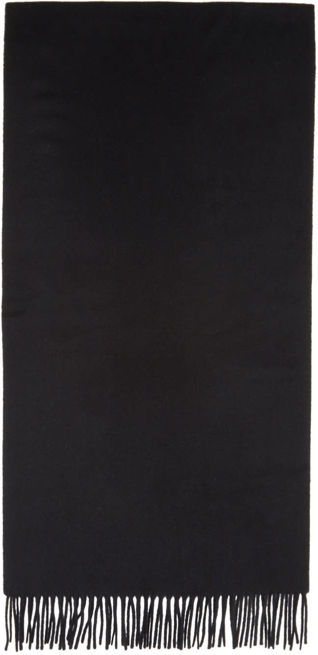 Acne Studios Black Canada Narrow Scarf