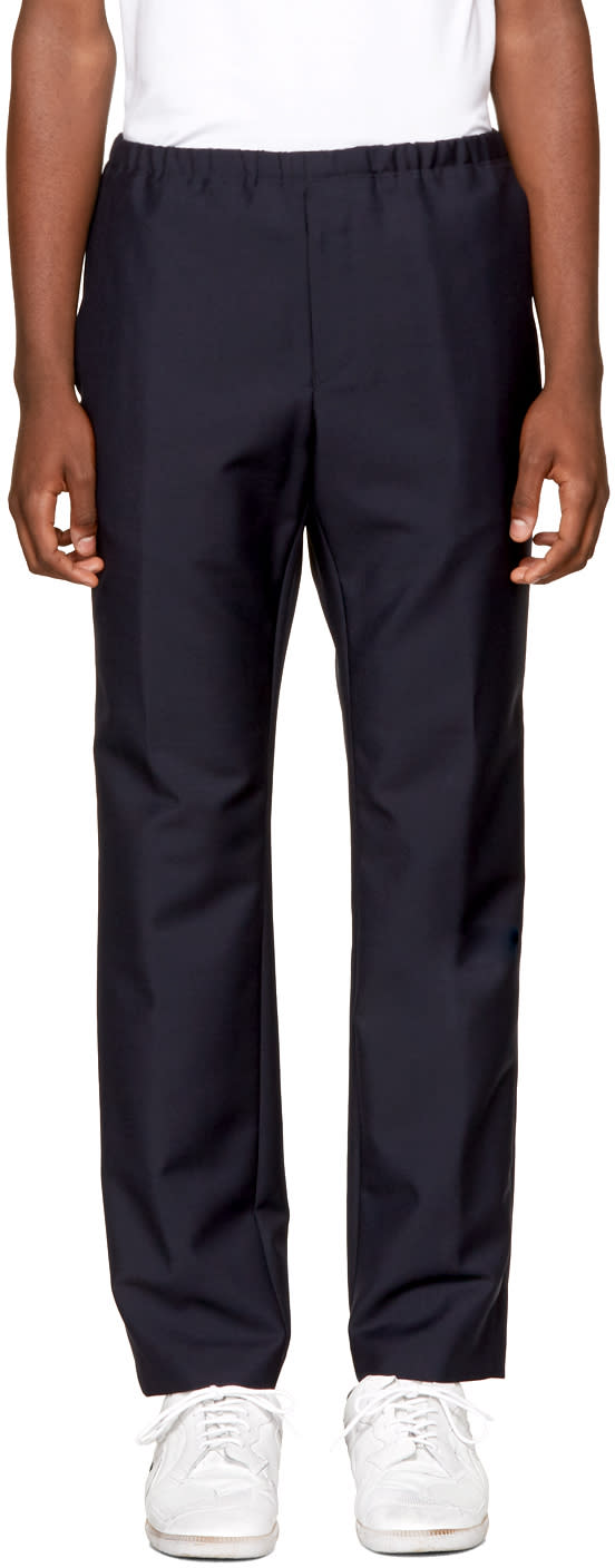 Acne Studios Navy Ari Trousers