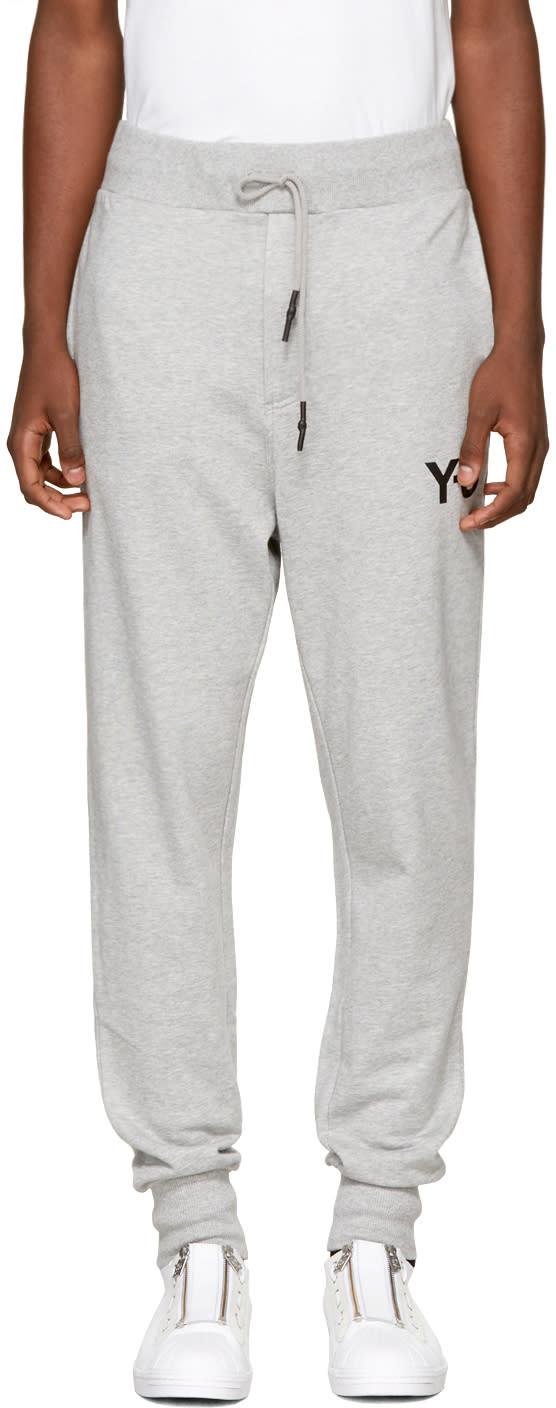 Y-3 Grey Classic Cuffed Lounge Pants