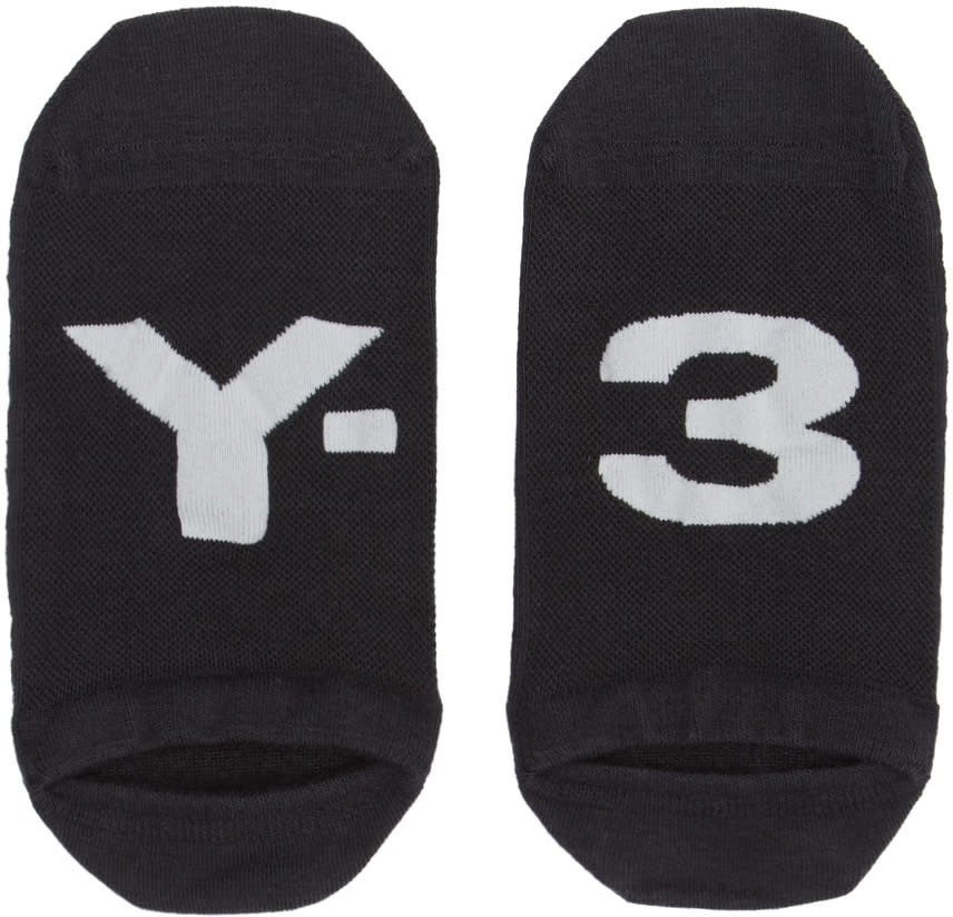 Y-3 Black Logo Invisible Socks