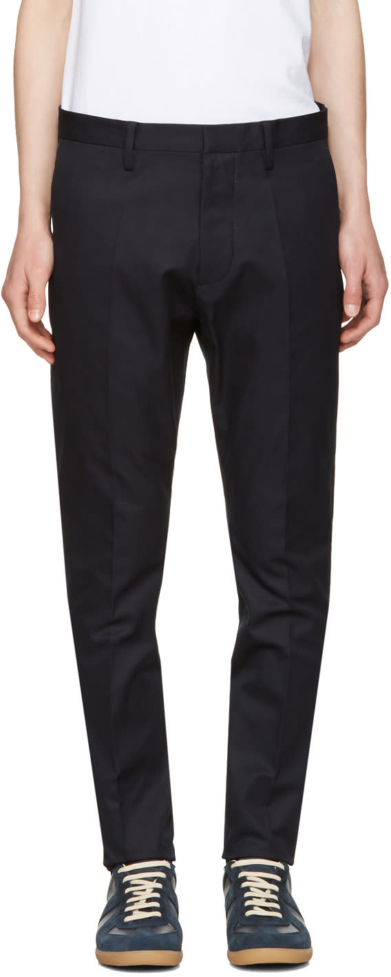 Dsquared2 Navy Cotton Chinos