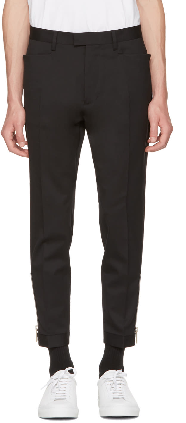 Dsquared2 Black Chic Zip Trousers