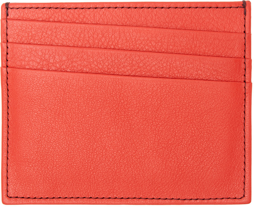Maison Margiela Red Contrast Card Holder