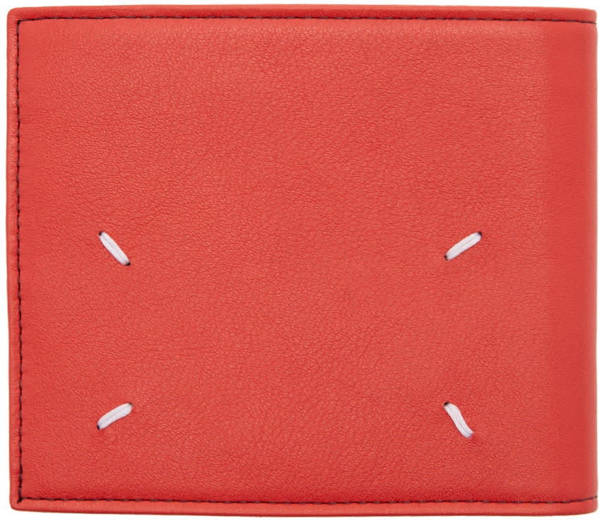 Maison Margiela Red Bifold Wallet