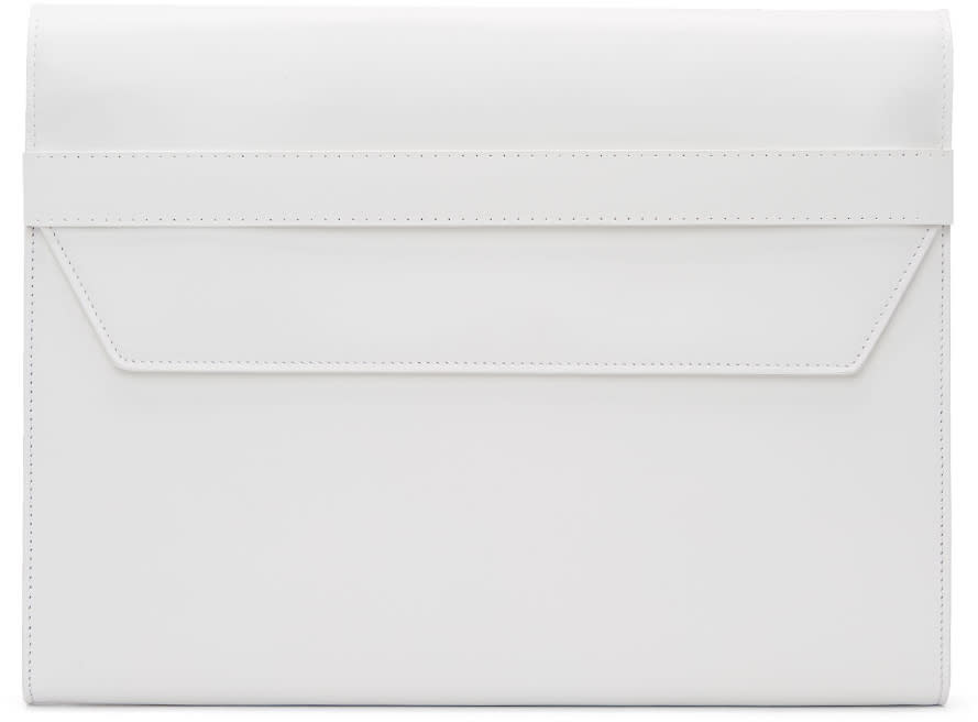 Maison Margiela White Leather Portfolio