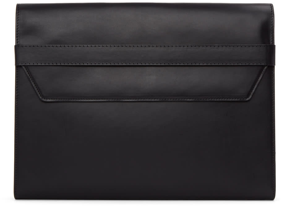 Maison Margiela Black Leather Portfolio