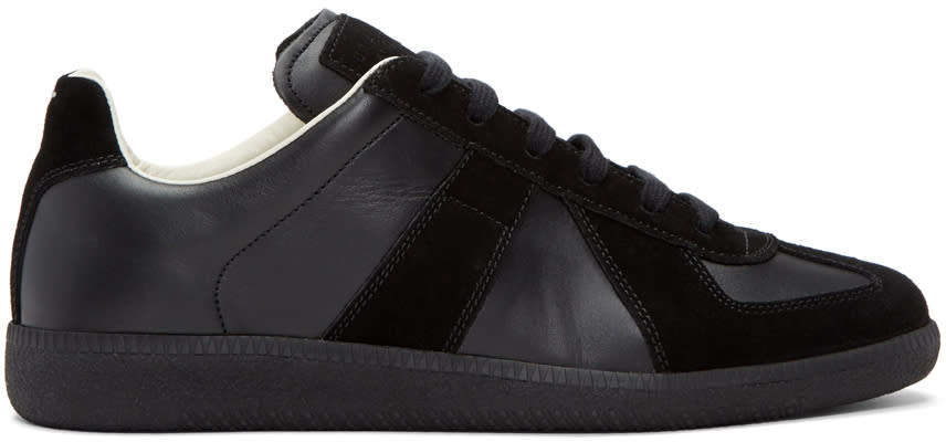 Maison Margiela Black Replica Sneakers