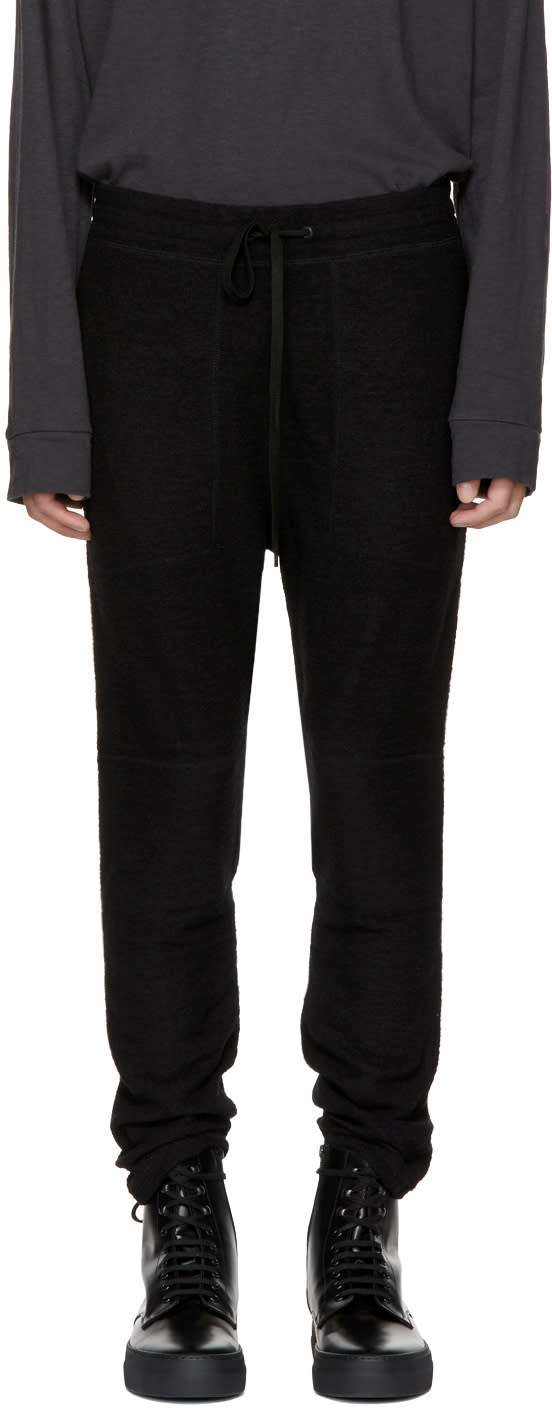 Robert Geller Black Richard Lounge Pants