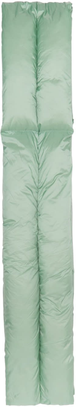 Rick Owens Green Down Stole Scarf