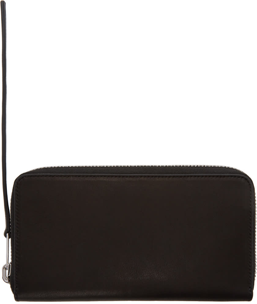 Rick Owens Black Zip Wallet