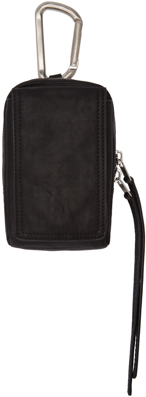 Rick Owens Black Climbing Clip-on Wallet