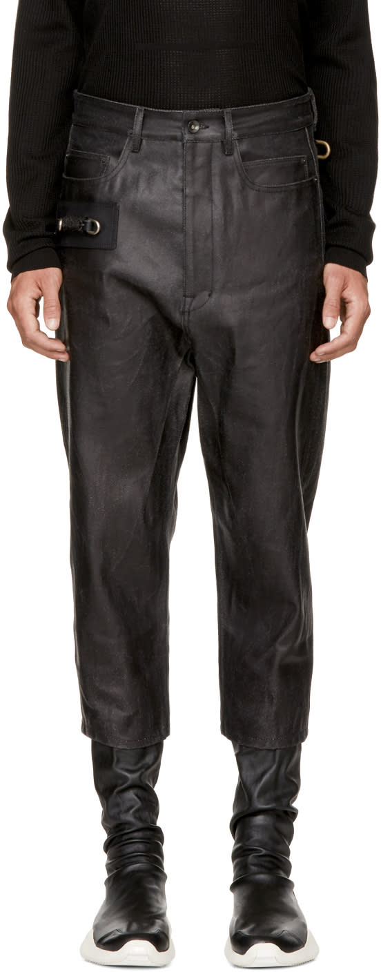 Rick Owens Black Keyring Astaire Jeans