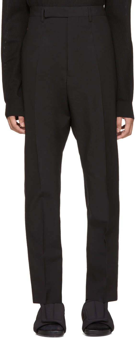Rick Owens Black Astaires Trousers