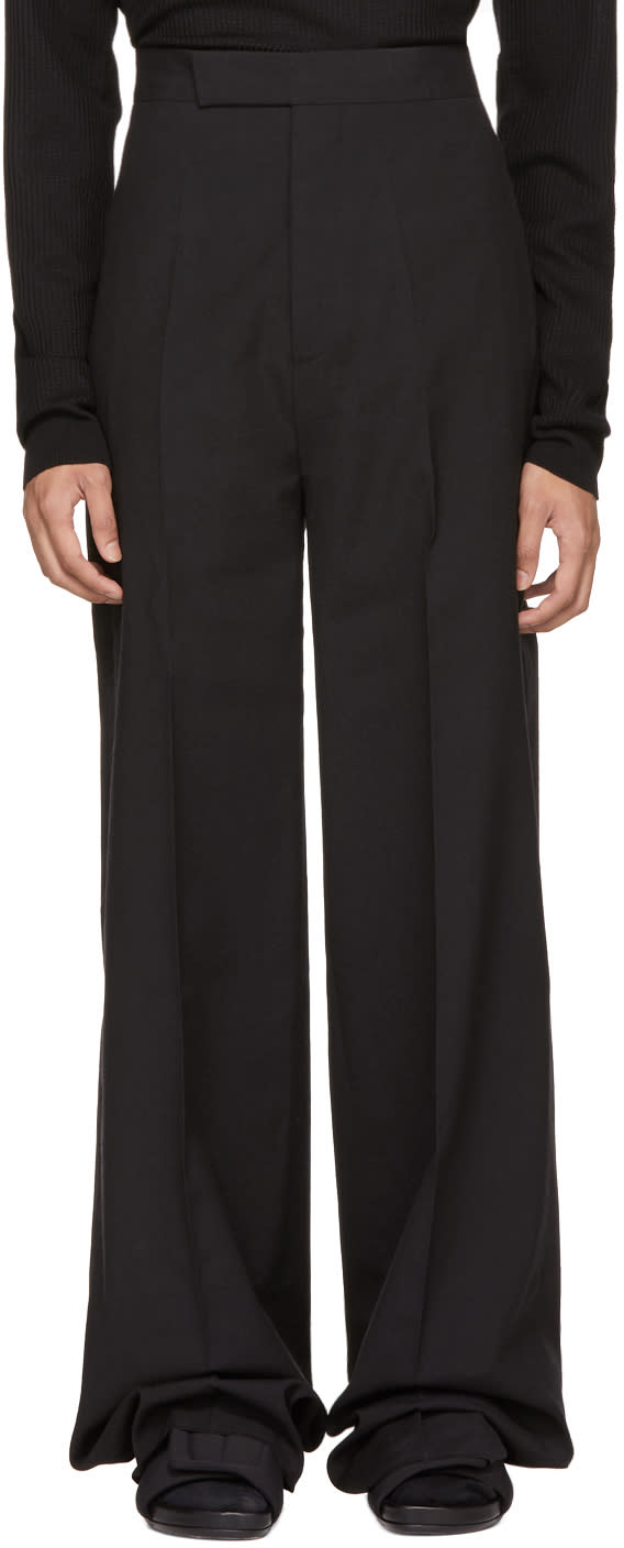 Rick Owens Black Soultrain Trousers