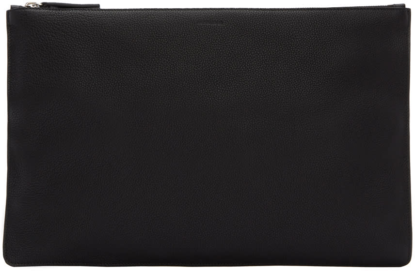Jil Sander Black Xl Pouch