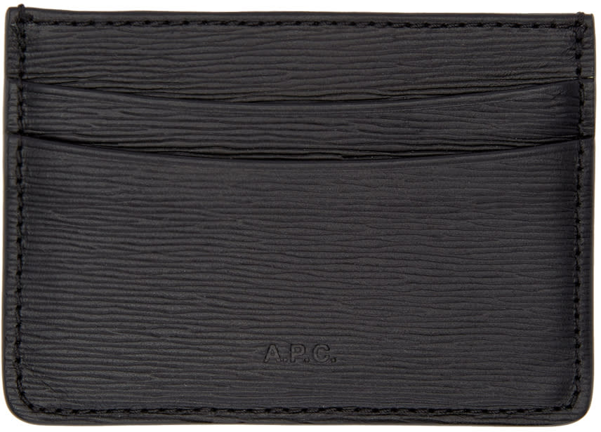 A.p.c. Black AndrE Card Holder