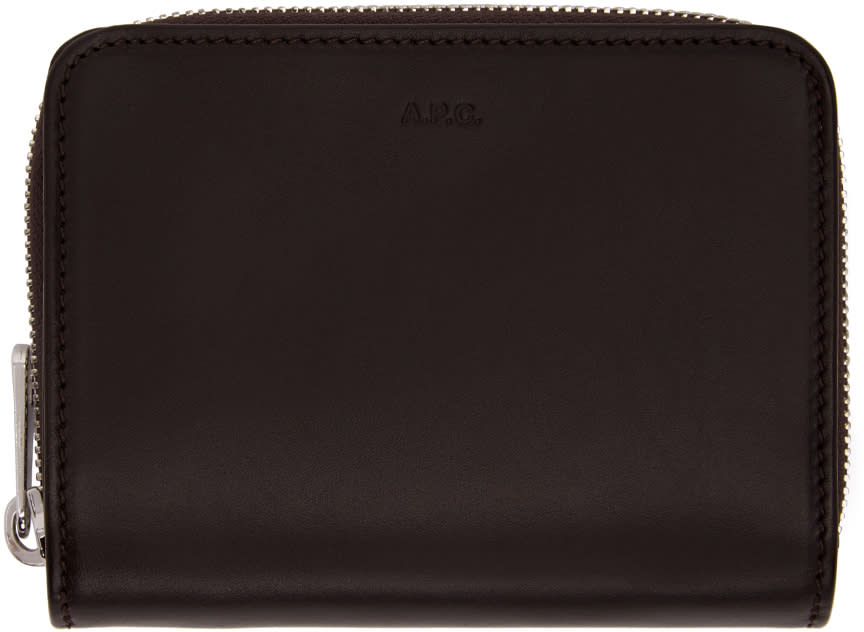 A.p.c. Brown Compact Wallet