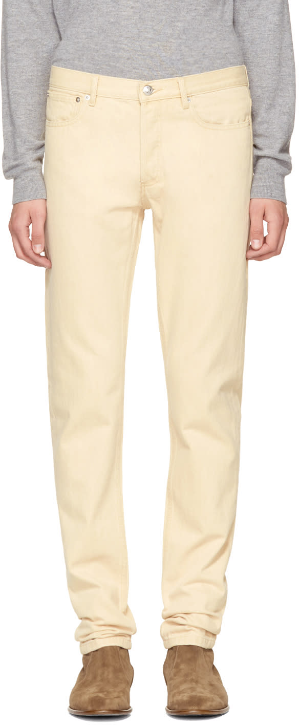A.p.c. Beige Petit New Standard Jeans