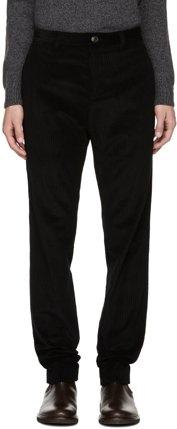A.p.c. Black Corduroy Chinos
