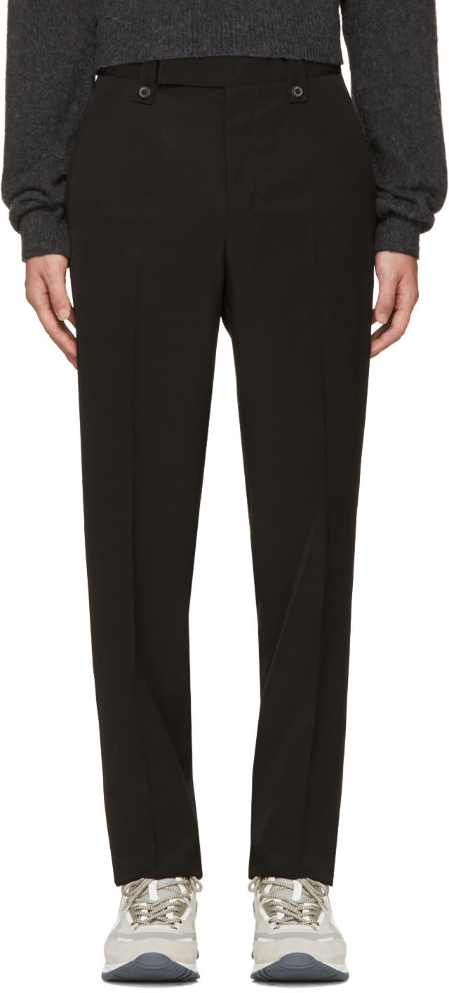 Lanvin Black Loose Fit Trousers