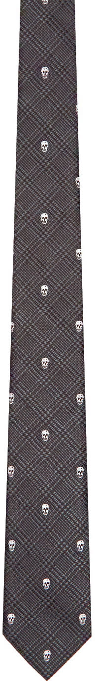 Alexander Mcqueen Black prince Of Wales Tie