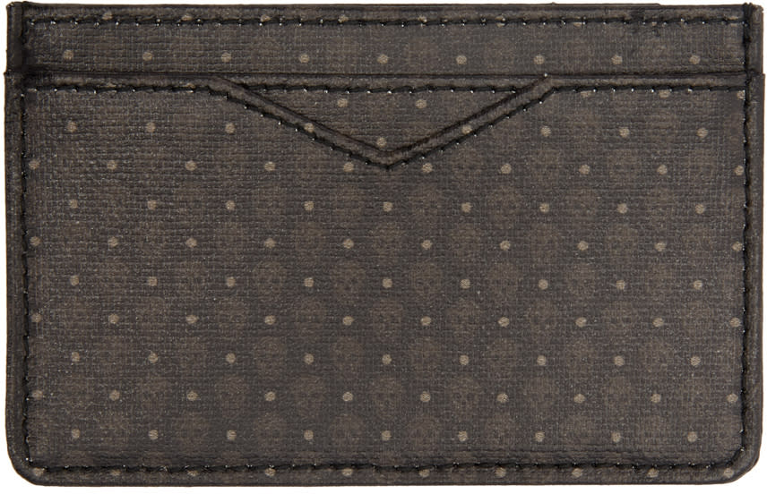 Alexander Mcqueen Black Skull Card Holder