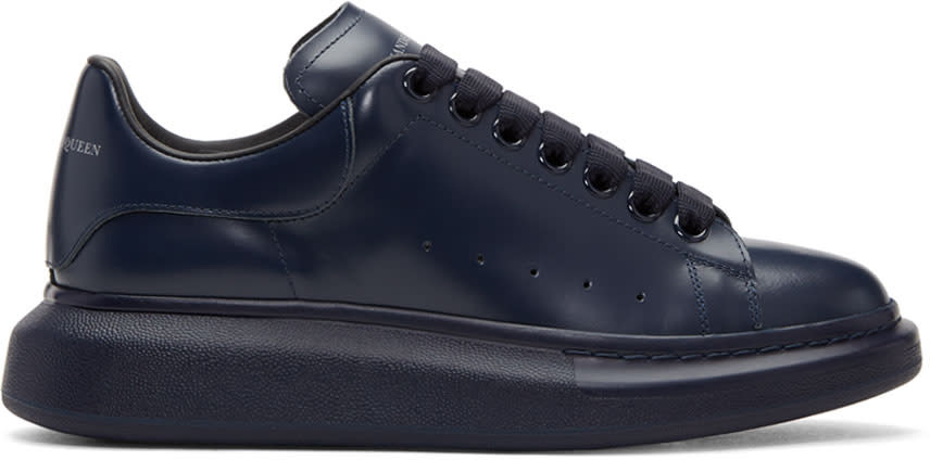 Alexander Mcqueen Navy Oversized Sneakers