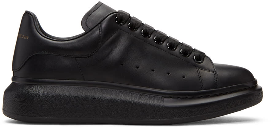 Alexander Mcqueen Black Oversized Sneakers