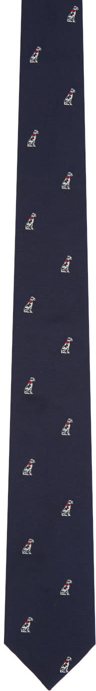 Paul Smith Navy Dogs Tie
