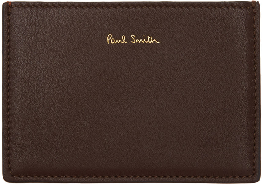 Paul Smith Brown Concertina Card Holder