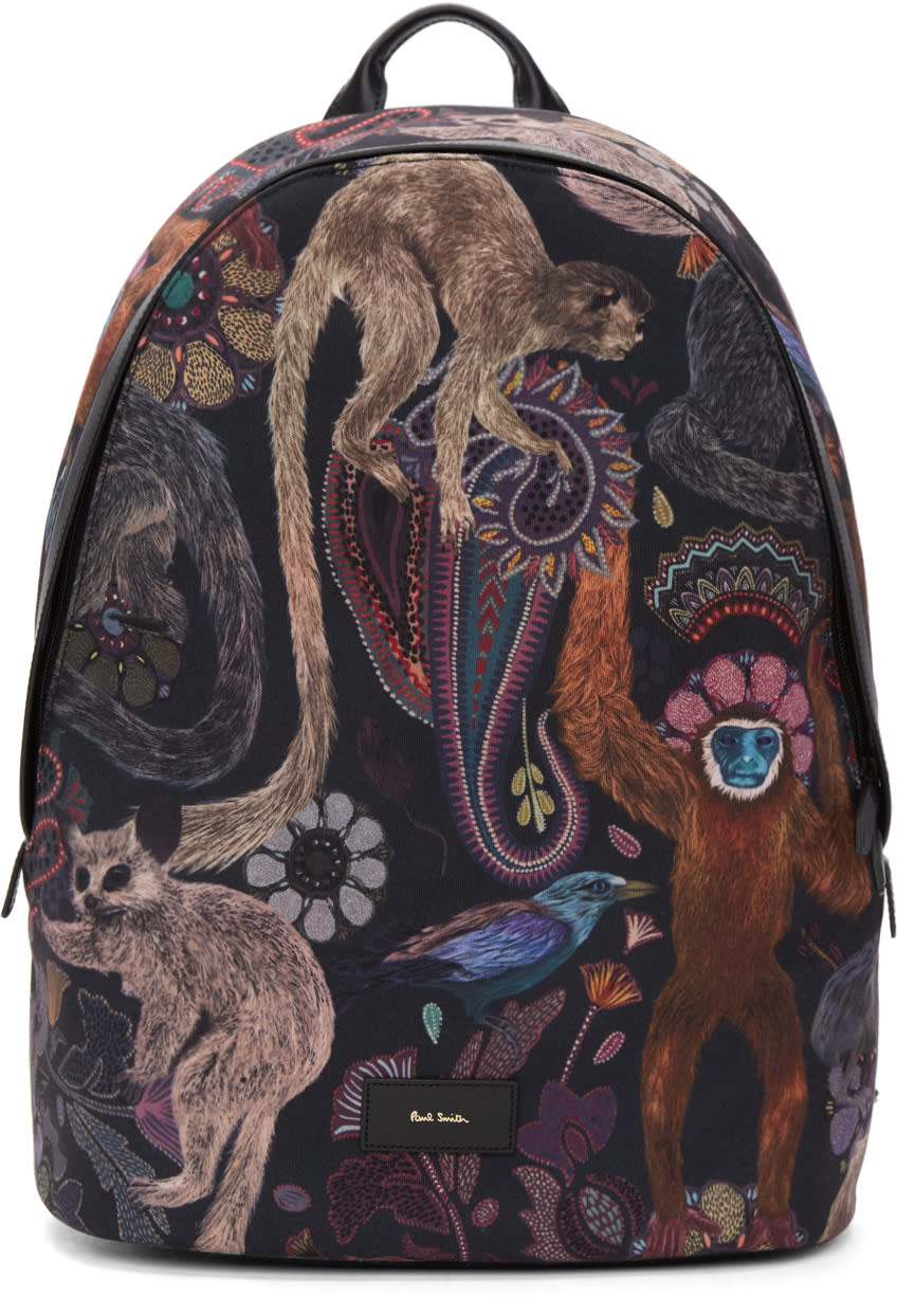 Paul Smith Multicolor Monkey Backpack