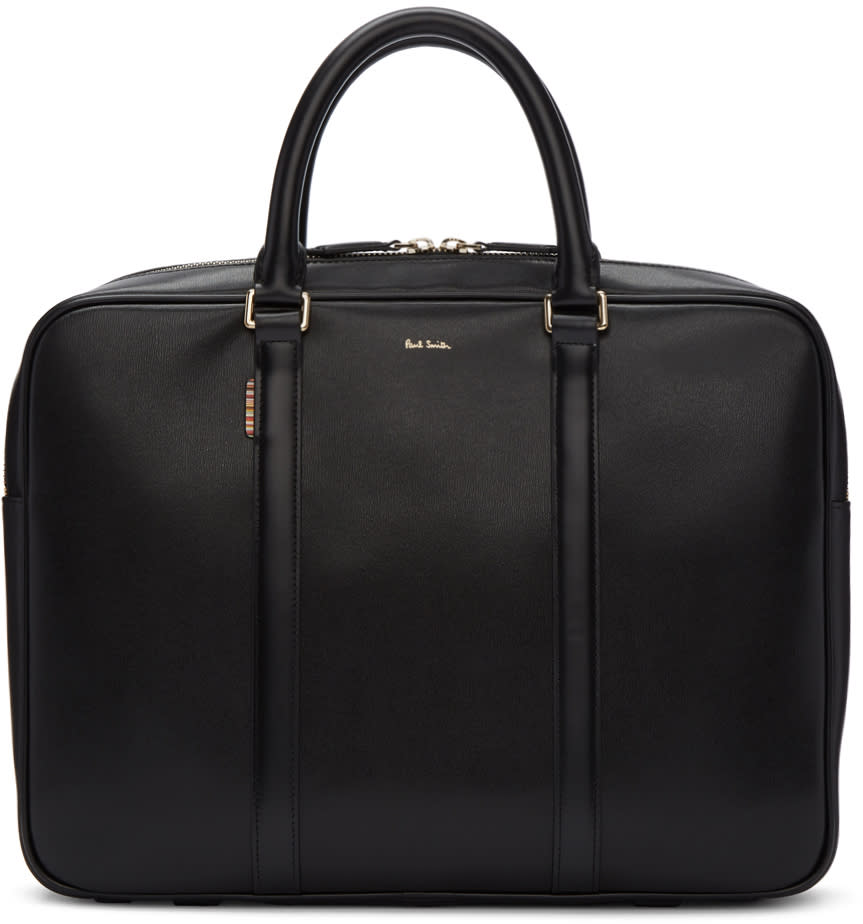 Paul Smith Black new City Slim Business Folio Briefcase
