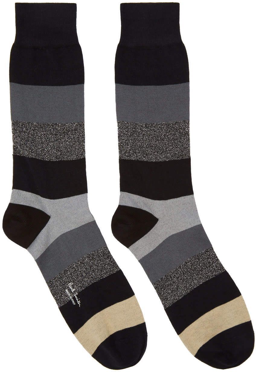 Paul Smith Black Starlight Socks