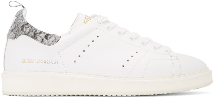Golden Goose White Anniversary Limited Edition Starter Sneakers