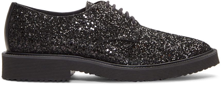 Giuseppe Zanotti Black Sparkle Tyson Derbys