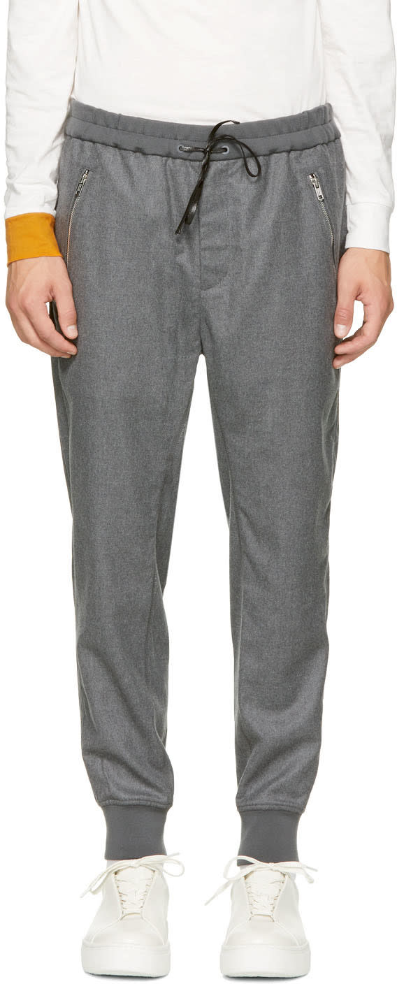 3.1 Phillip Lim Grey Tapered Lounge Pants
