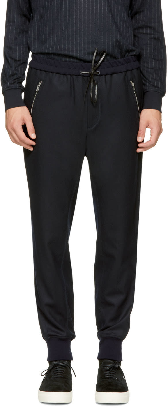 3.1 Phillip Lim Navy Tapered Lounge Pants