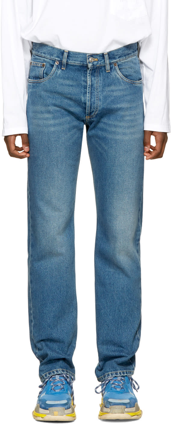 Balenciaga Indigo Five Pockets Jeans