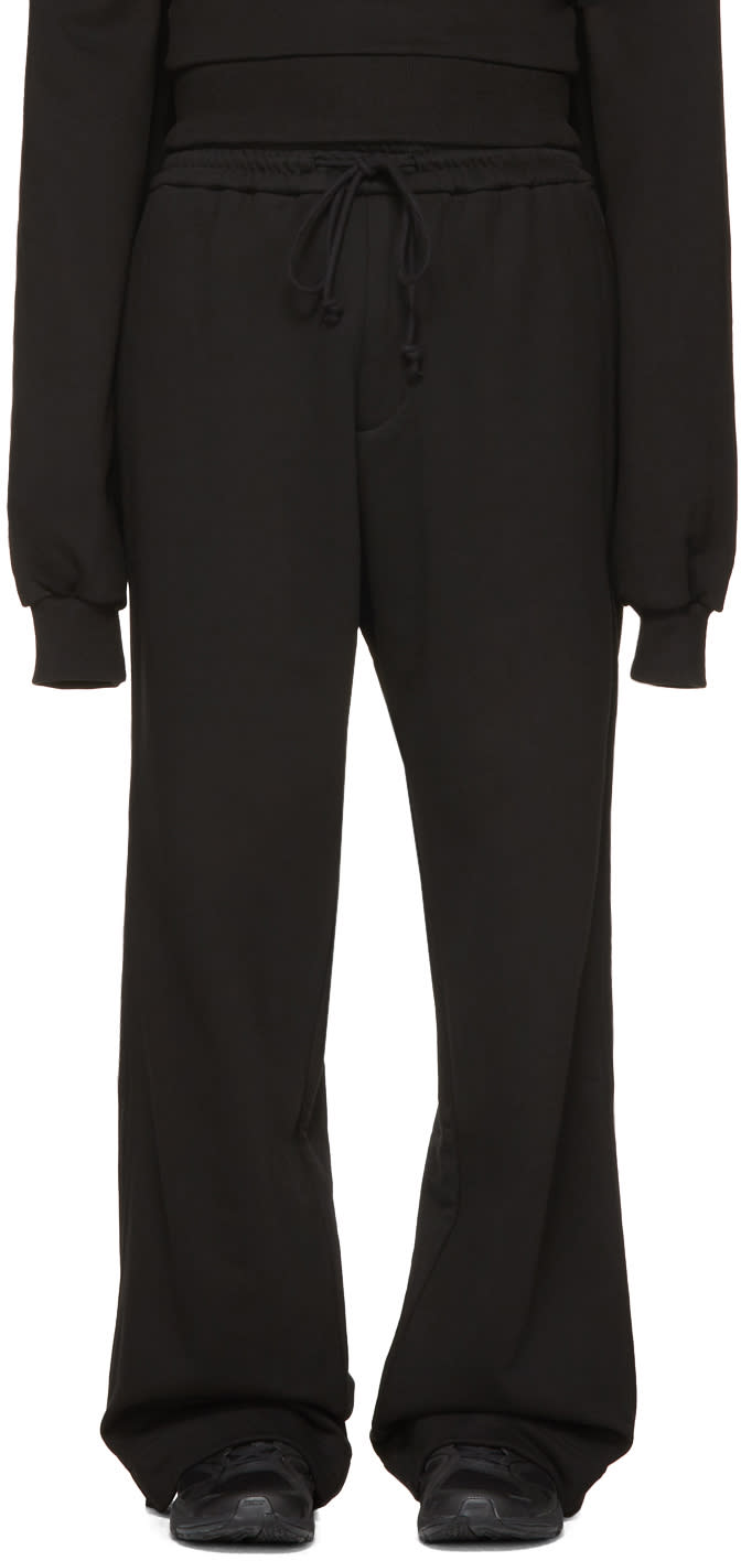 Juun.j Black Wide-leg Lounge Pants