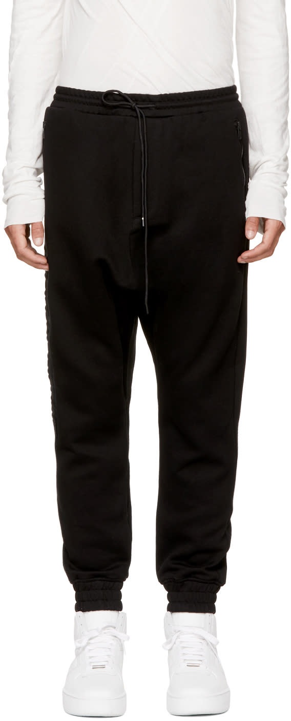 Juun.j Black archive Drop Lounge Pants