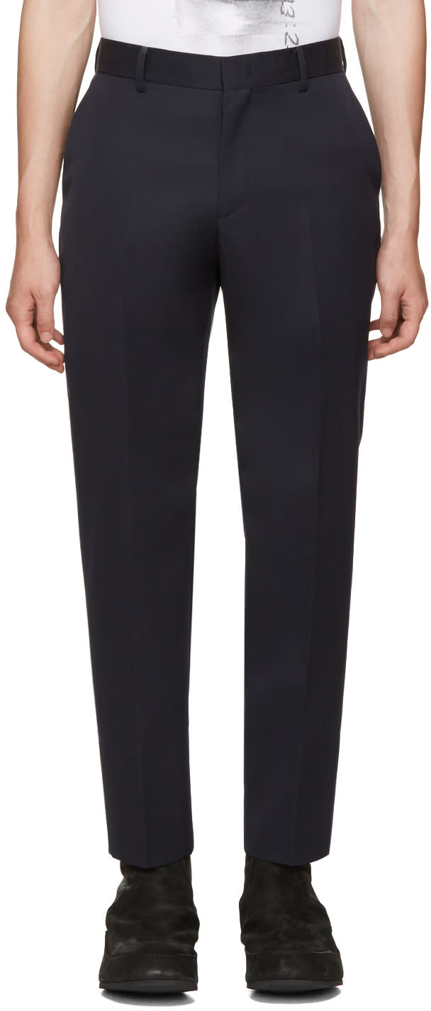 Juun.j Navy Wool Trousers