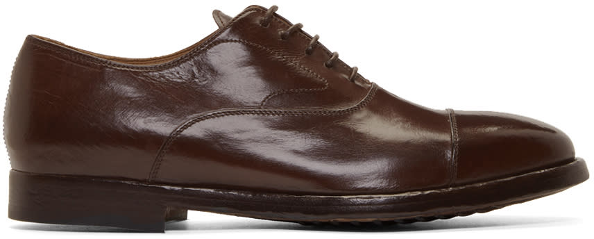 Officine Creative Brown Herve Oxfords